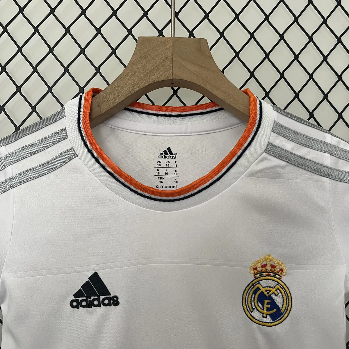 13-14 Real Madrid Home Retro Kid Kits Children Sets Jersey Supplier Yupoo 1