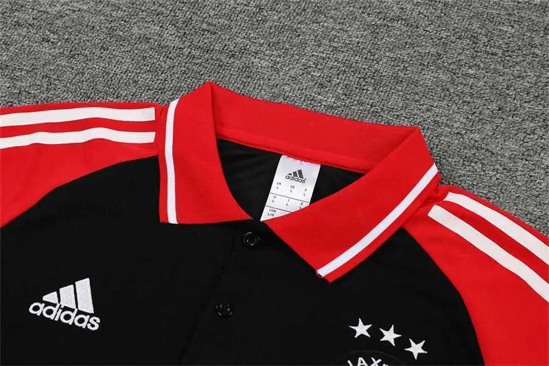 Polo Ajax black red-sleeves 10