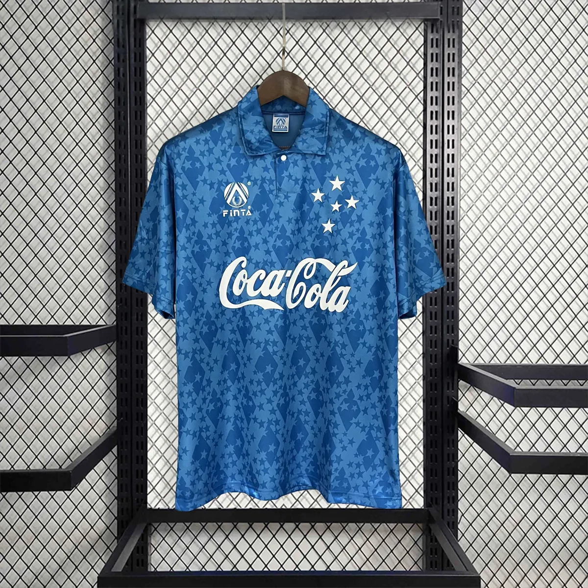 93-94 Cruzeiro Home S-XXL football t-shirt 7