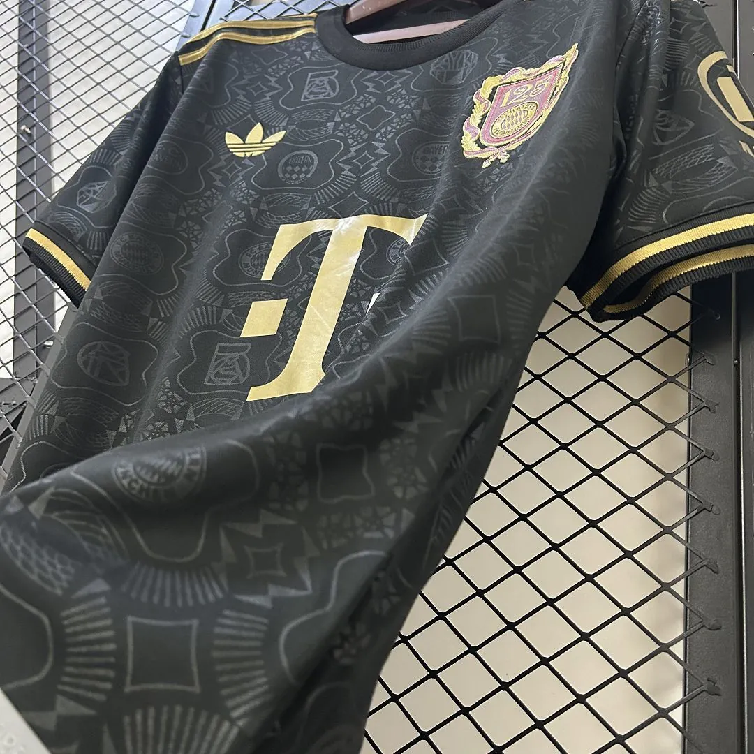 24-25 Bayern Munich 125th Anniversary Black Kit Soccer T-Shirt AAAAJersey Dropship Yupoo 5