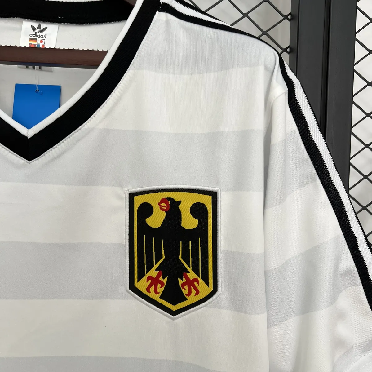 1984 Germany Home Retro Kit Vintage White Shirt AAAAJersey Wholesale Yupoo 1