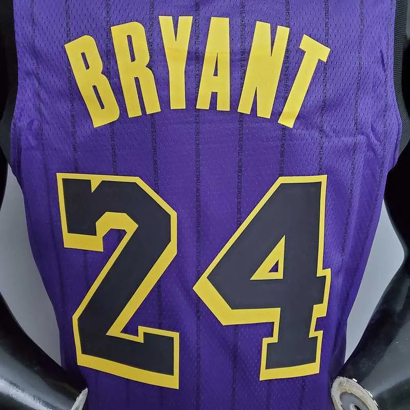 Bryant #24 Lakers Round neck purple 4
