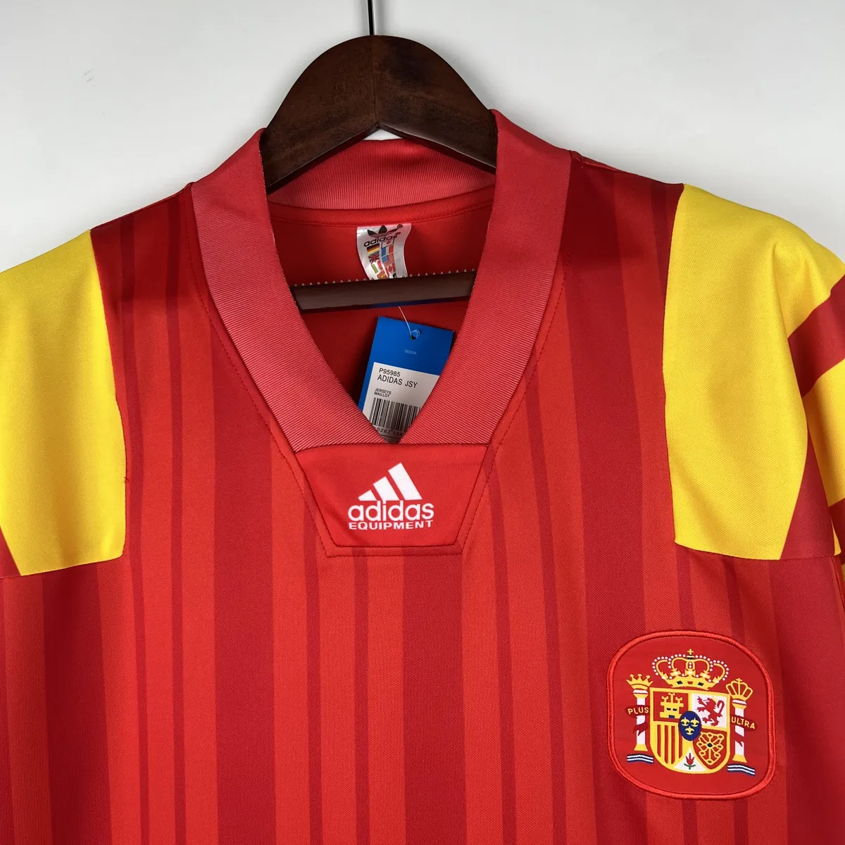 92-94 Spain Home S-XXL football t-shirt 6