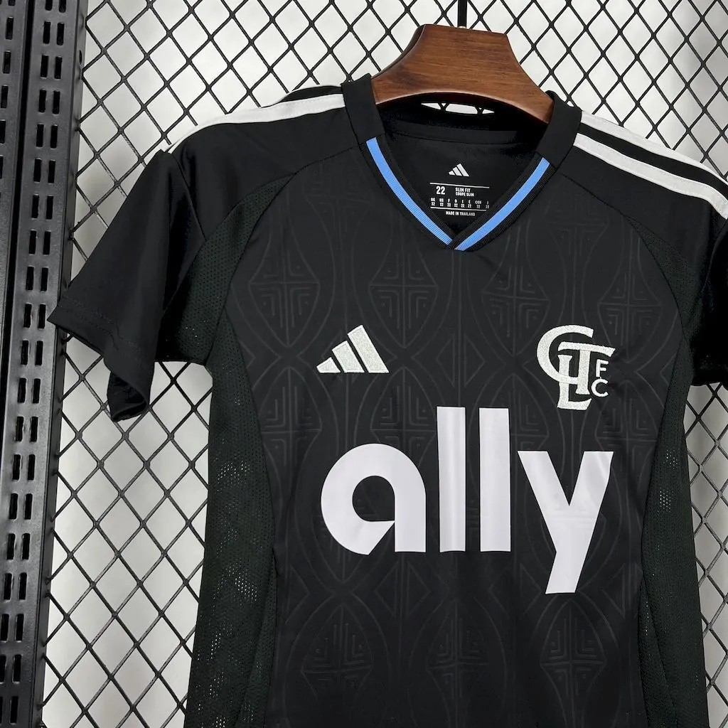 25-26 Charlotte FC Away Kid Kits Soccer AAAAJersey Yupoo 16-28 3