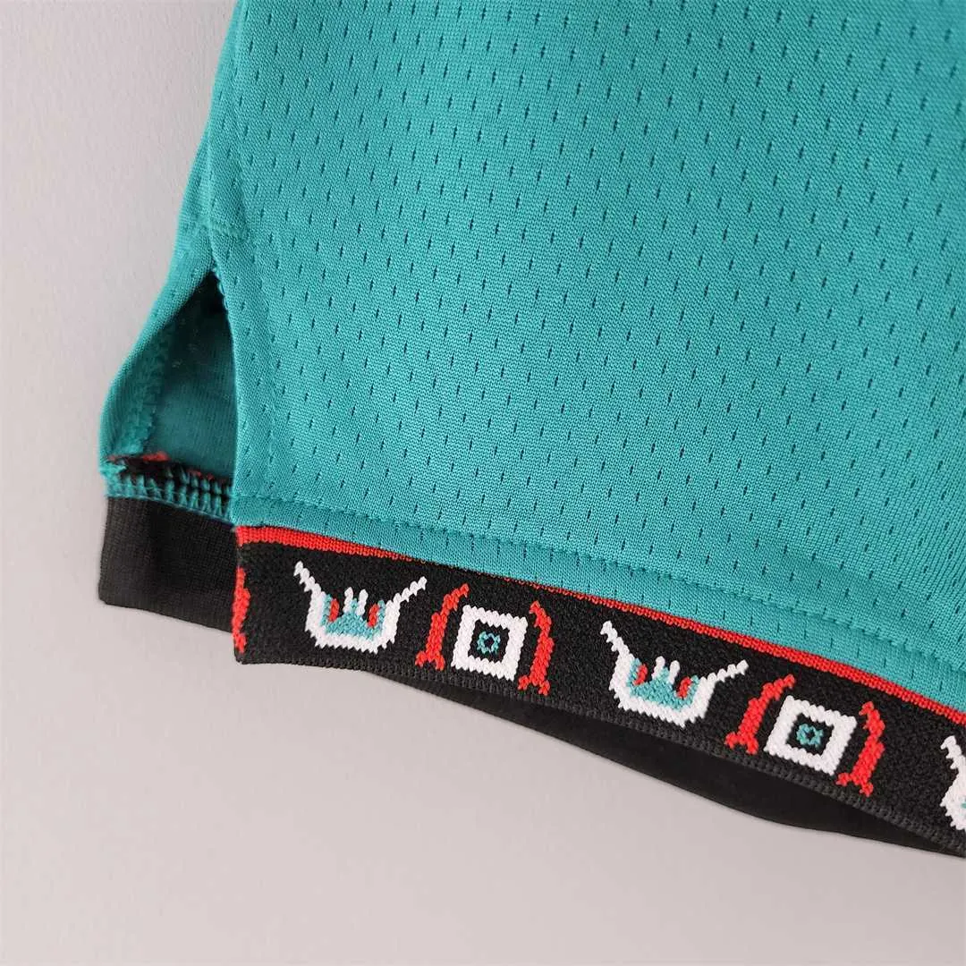 Memphis Grizzlies NBA Shorts Green 2