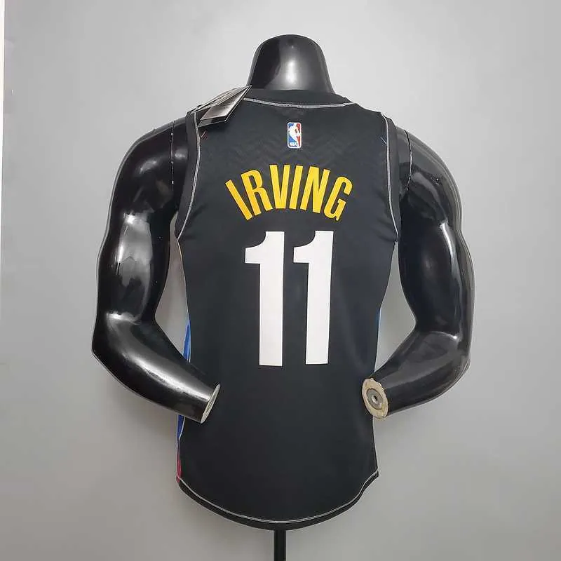 New Brooklyn Nets IRVING#11 City Edition Black 1