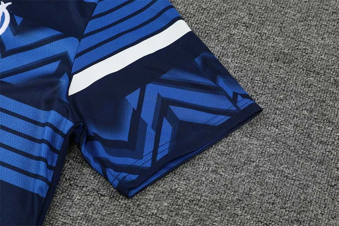 22-23 Marseille training suit short sleeve kit blue 15