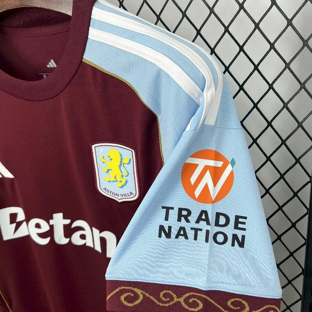25-26 Aston Villa Home Kit Shirt Football Uniforms AAAAJersey Dropship Yupoo 3