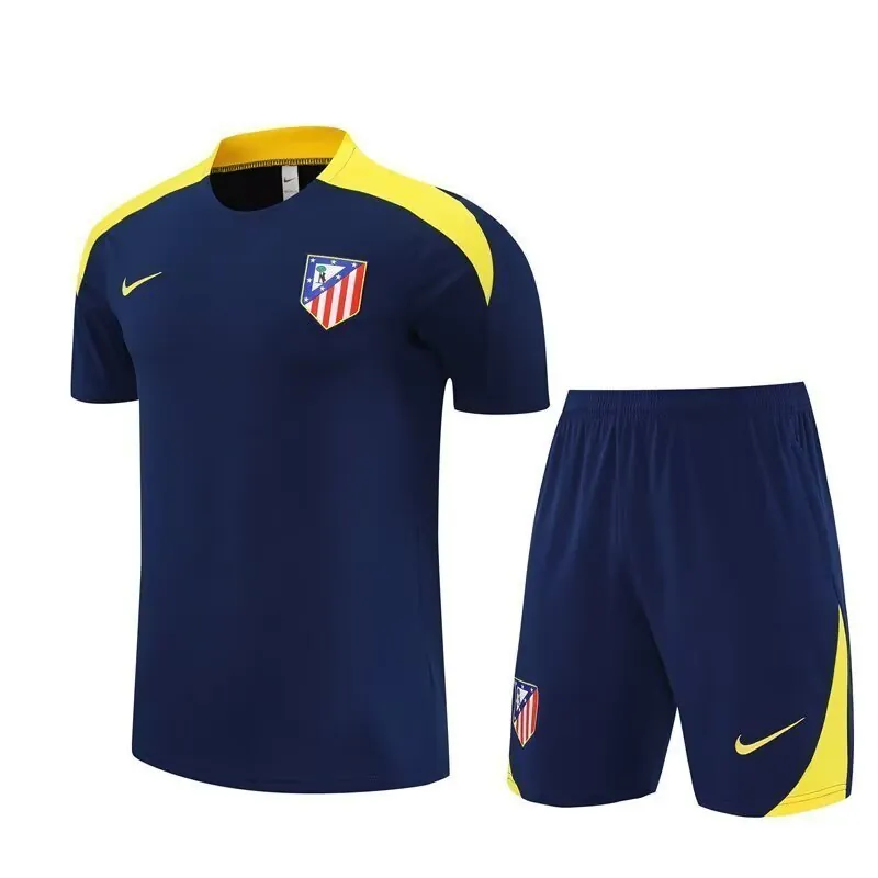 25-26 Atletico Madrid Navy Training Kits Football Tracksuits 4
