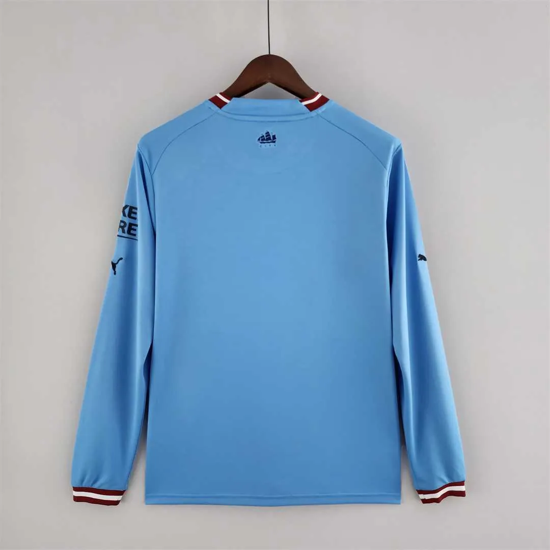 22-23 Manchester City home long sleeve 9