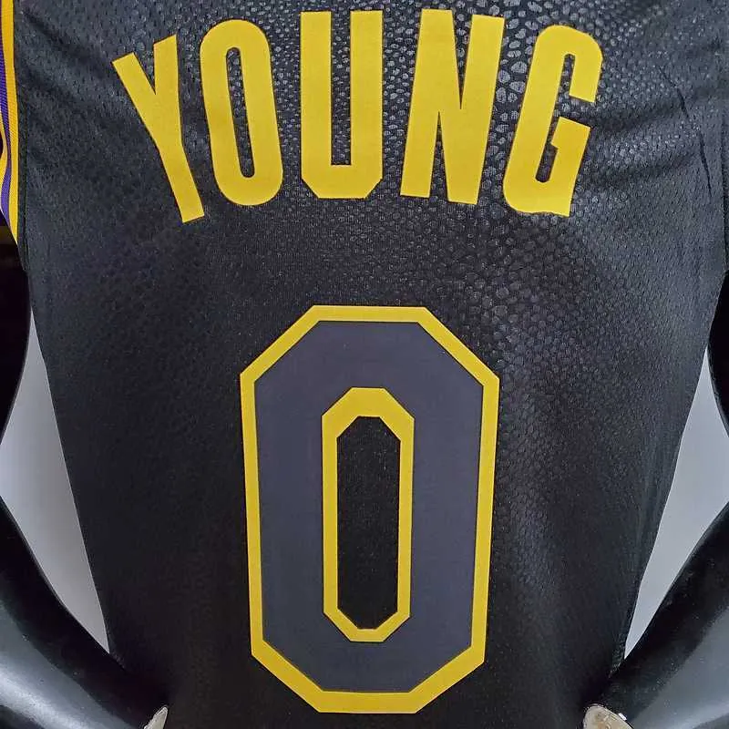 YOUNG #0 Lakers black 3