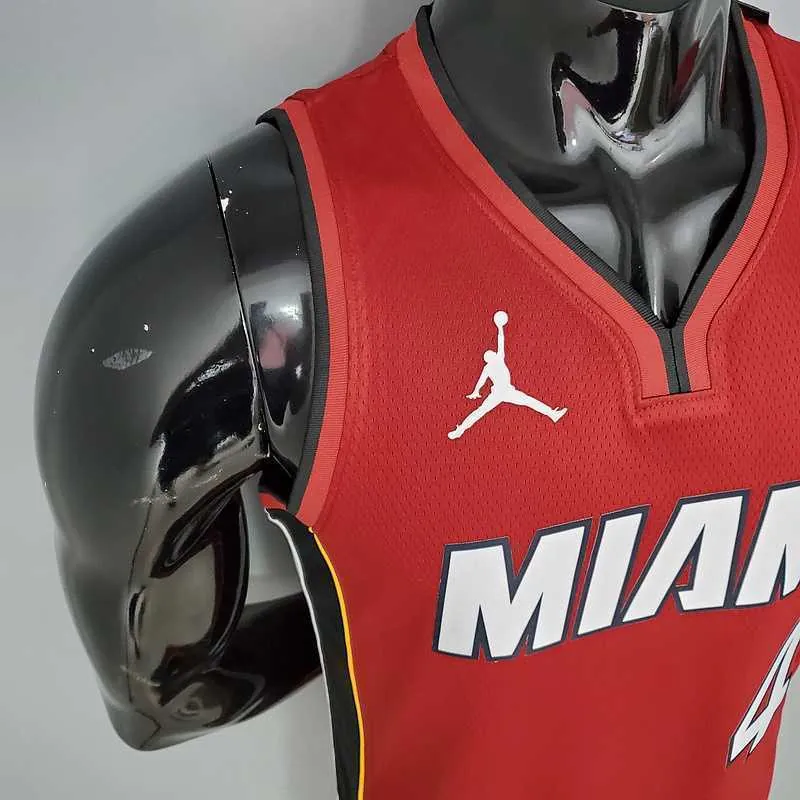 New Miami Heat Jordan OLADIPO#4 Burgundy 1