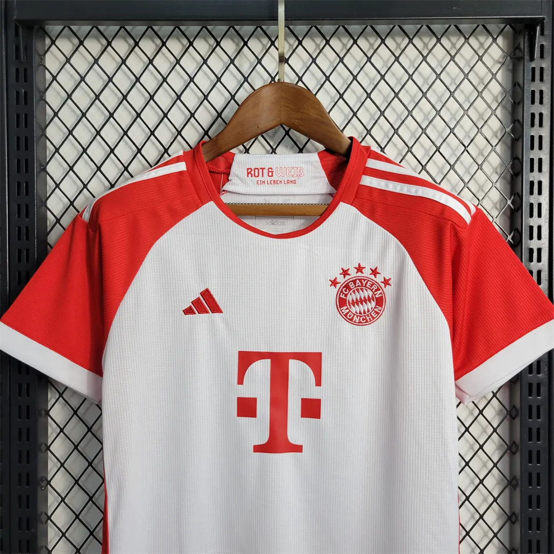 23-24 Bayern home kids kit 1