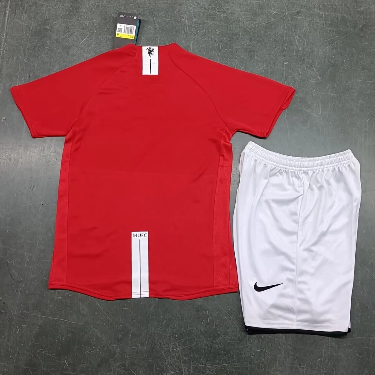 07-08 Manchester United Home Retro UCL final home kid kits 3