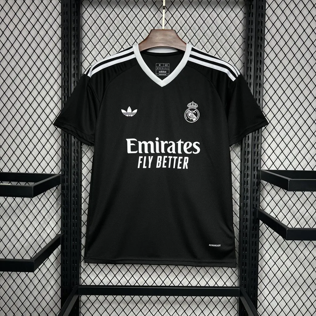 24-25 Real Madrid Black GoalKeeper Kit Soccer Uniforms Soccer AAAAJersey Yupoo 6