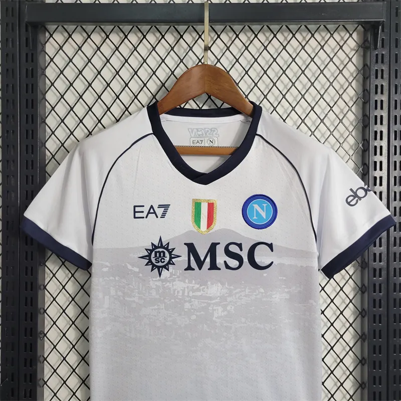 23-24 Kids Napoli away size 16-28 Football Shirt 8