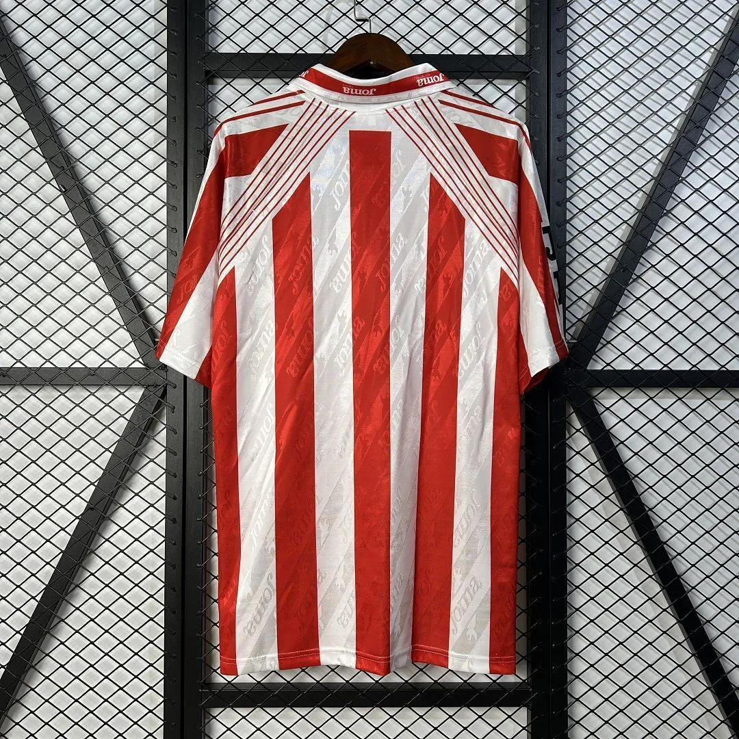 94-95 Sporting Gijon Home Retro Kit Vintage Shirt Soccer AAAAJersey Yupoo 3