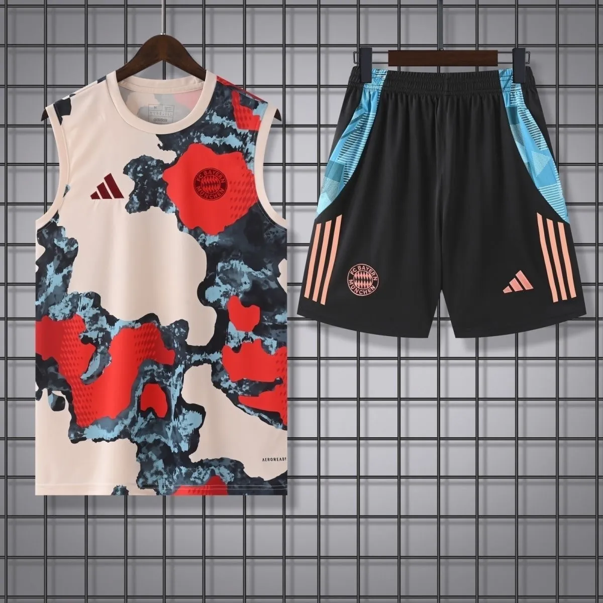 25-26 Bayern Munich Training Kits Football Vest Suits 3