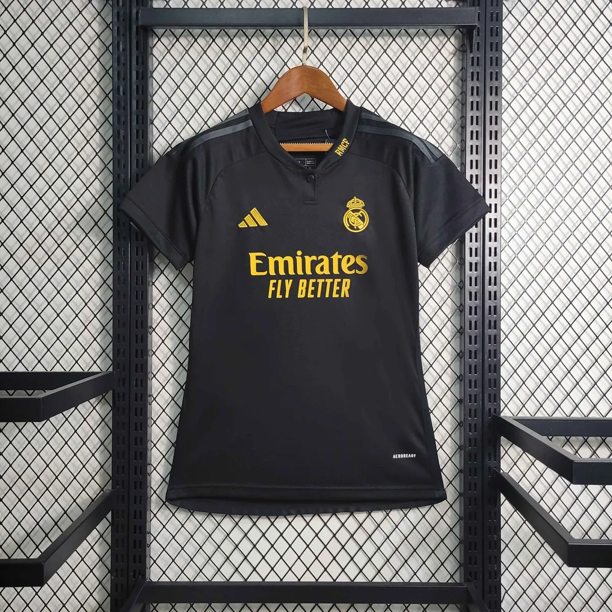 23-24 Real Madrid Third Kit Women Black Shirt Soccer Jerseys Yupoo 8