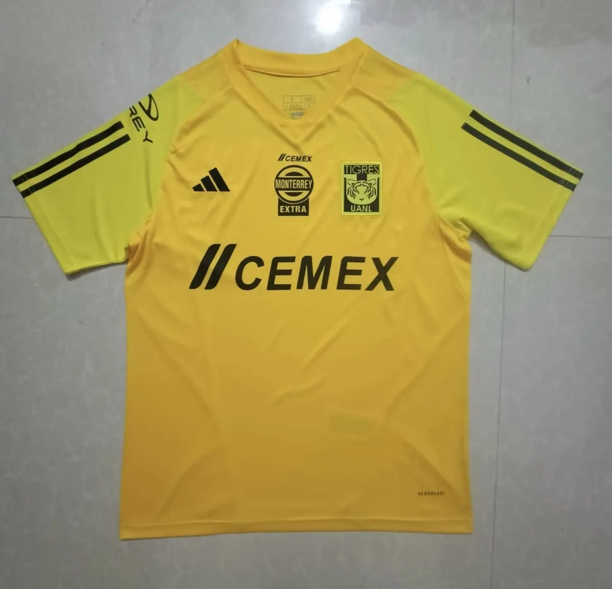 23-24 Tigres UANL Yellow Training Kit Soccer Jerseys Yupoo 2