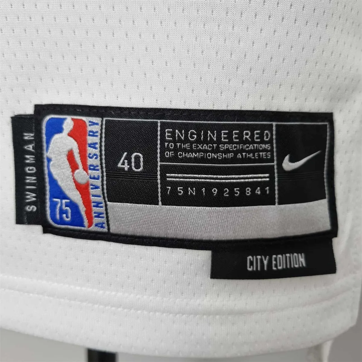 75th Anniversary Lin #17 New York Knicks White NBA Jersey 3