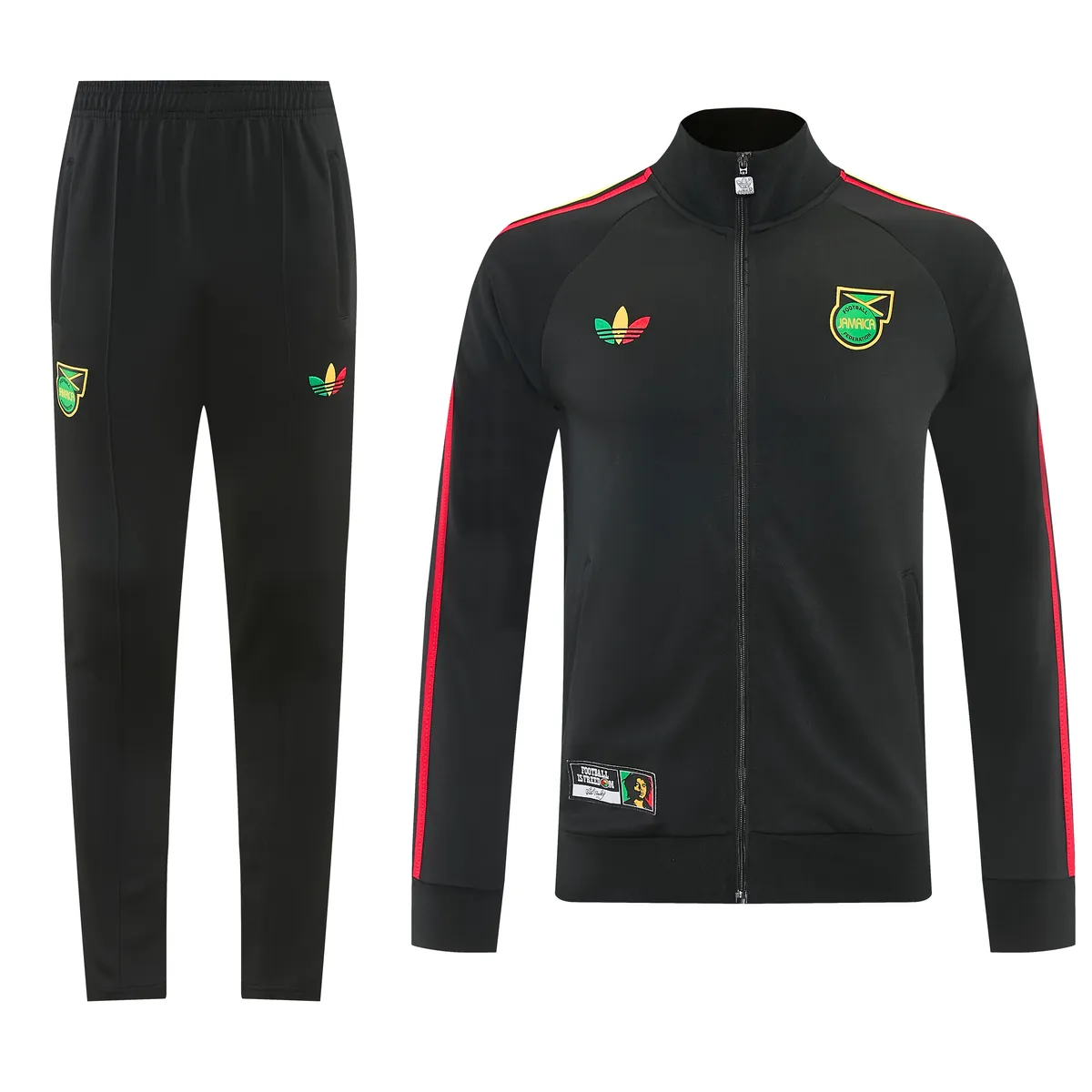 2026 Jamaica Mens Kit Black Full Zipper Jacket Soccer Tracksuit Yupoo 6 3