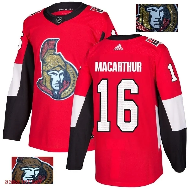 2018 Ottawa Senators ice hockey jersey M-3XL 渥太华参议员队时尚亮片款冰球服 19