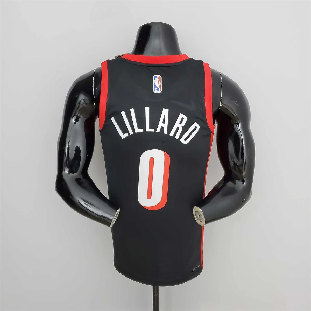 2022 Season Lillard #0 Trail Blazers Urban Edition Black NBA Jersey 9