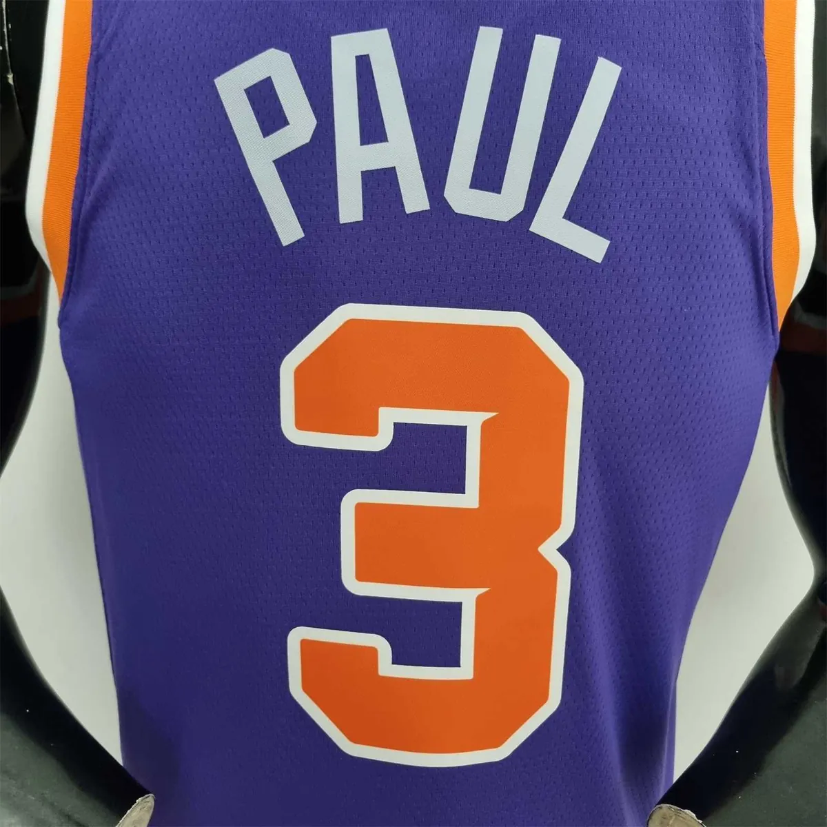 75th Anniversary Paul #3 Phoenix Suns Purple NBA Jersey 1