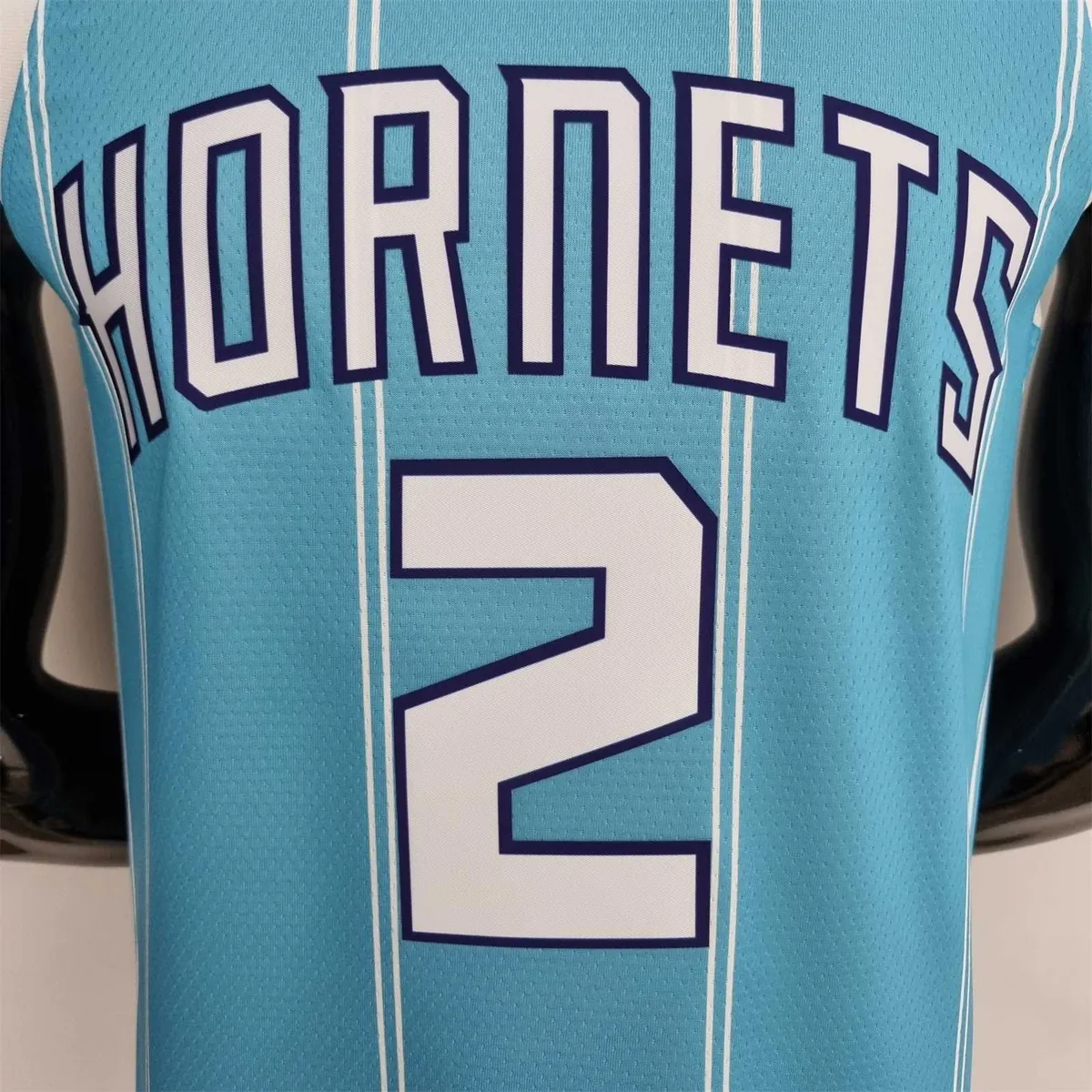 75th Anniversary Ball #2 Charlotte Hornets Blue NBA Jersey 5