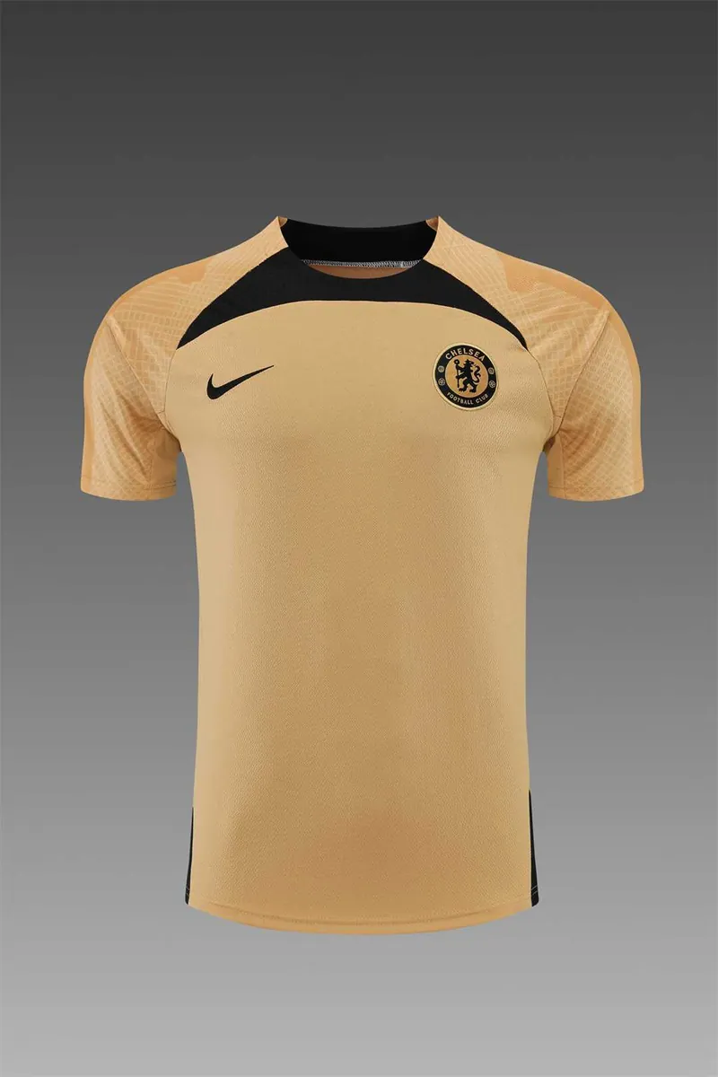 22-23 Chelsea Training Short Sleeve Kit Gold 5