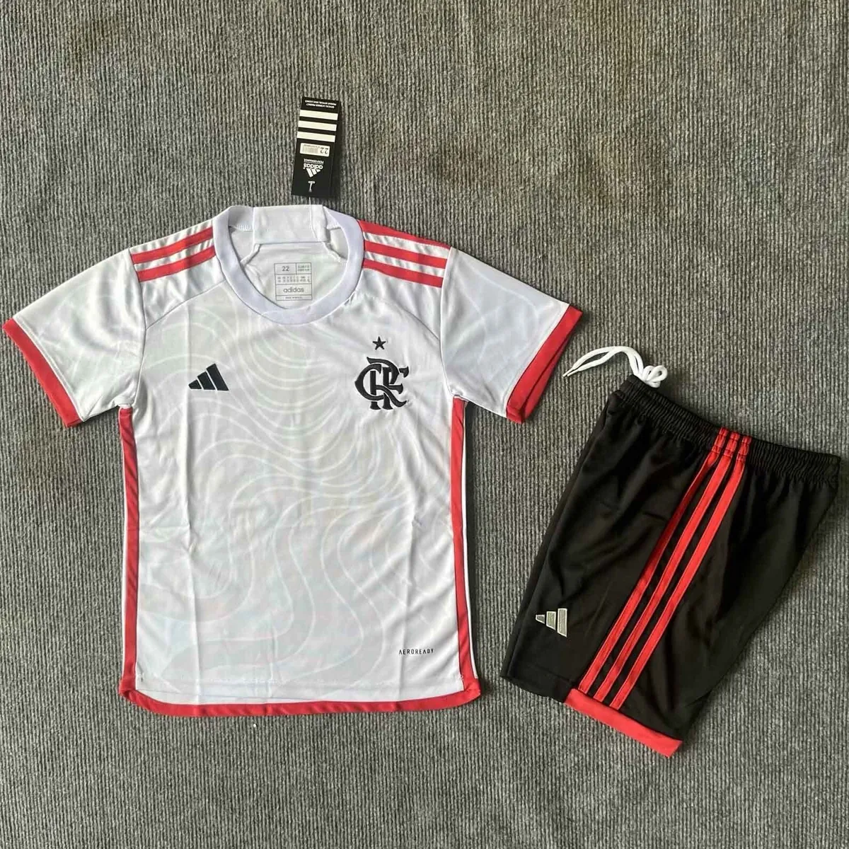 24-25 Flamengo Away Kid Kits Youth Apparels AAAAJersey Wholesale Yupoo 2