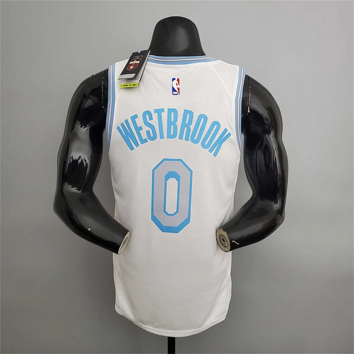 2021 Westbrook#0 Lakers Retro White 1
