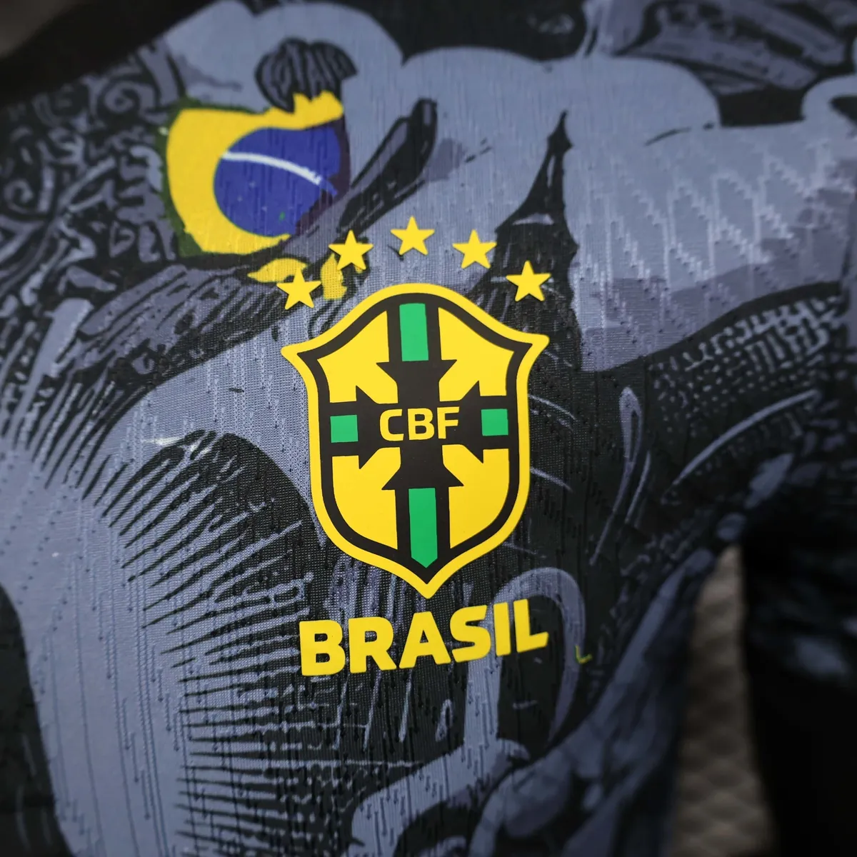 2024 Brazil Christ the Redeemer Special Kit Player Version Shirt Football Replicas Yupoo 7