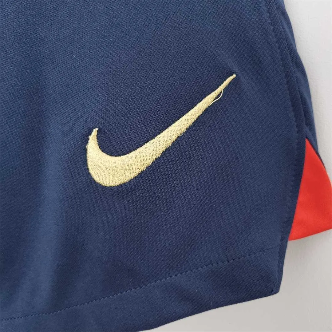 22-23 Barcelona home shorts 2