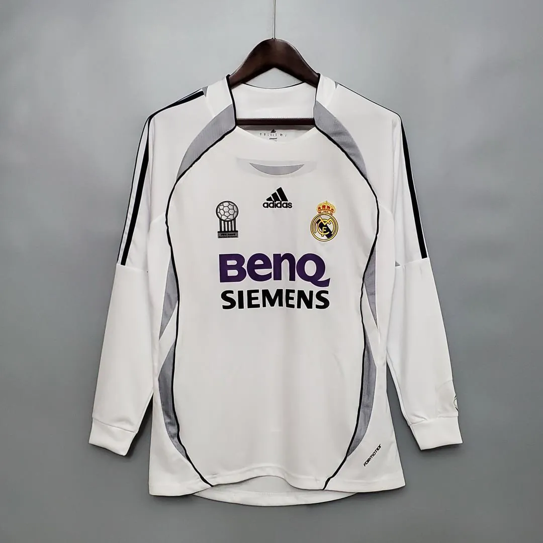 06-07 Real Madrid home long sleeve 8