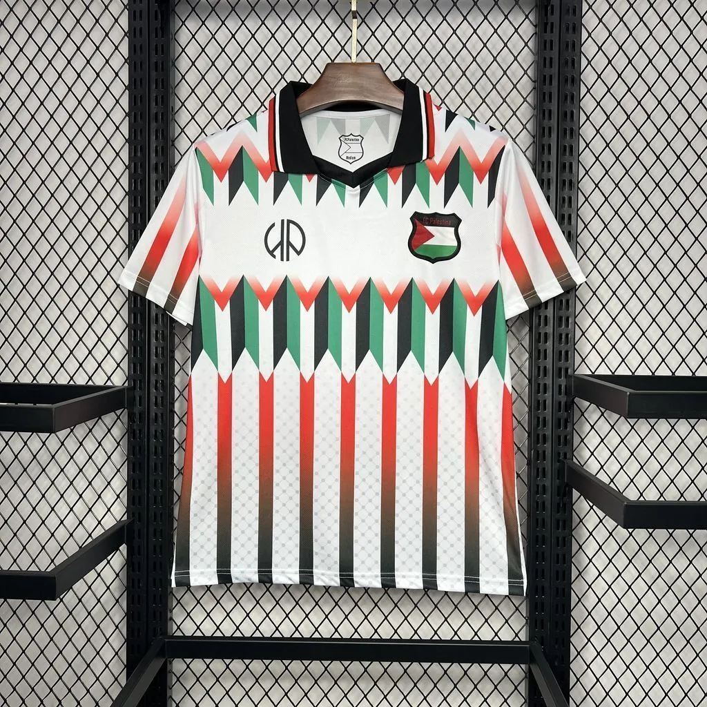 2024 CD Palestina x Hypepeace White Kit Soccer Uniforms Football AAAAJersey Yupoo 6