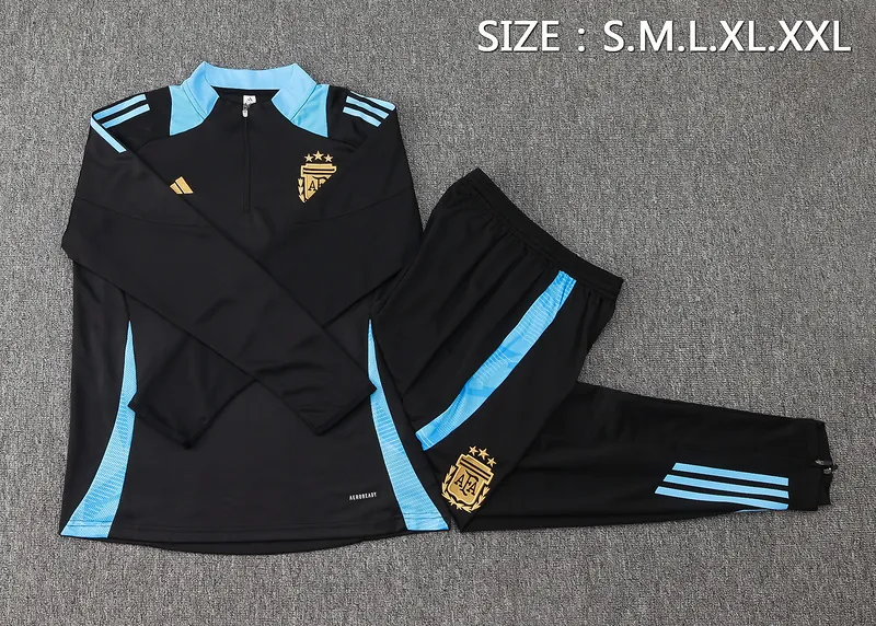 2024 Argentina Long Sleeve Training Suit Football Shirts 1
