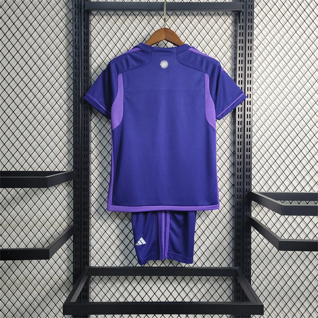 2022 Argentina away 3-star kids kit 6