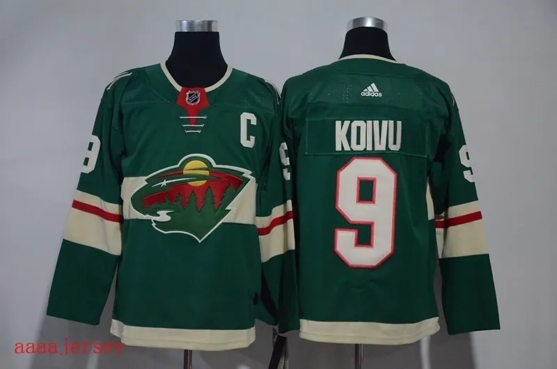 Minnesota wild ice hockey jersey M-3XL 明尼苏达荒野队冰球服 5