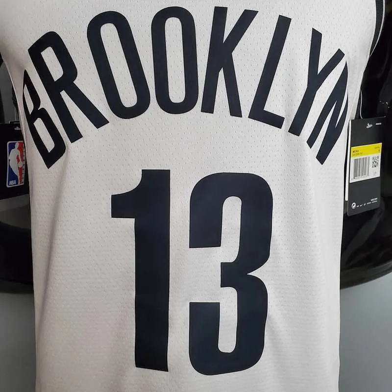 Brooklyn Nets Harden #13 White 2