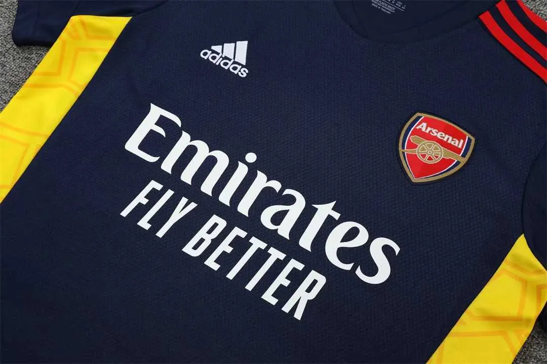 22-23 Arsenal Training Suit Short Sleeve Kit Royal Blue 15
