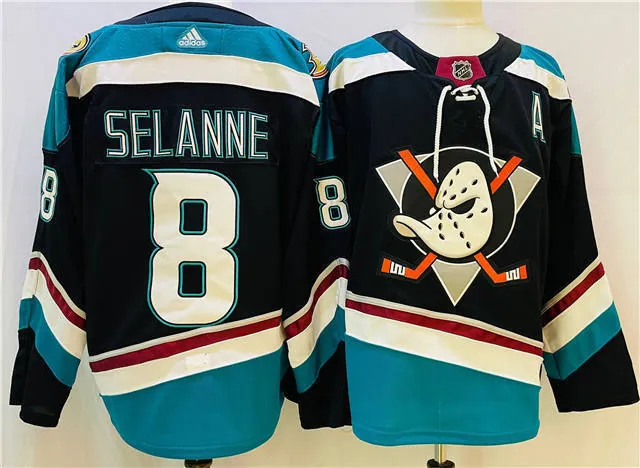 Ducks retro ice hockey jersey【ID10061624】M-3XL 阿纳海姆鸭队复古冰球服 3