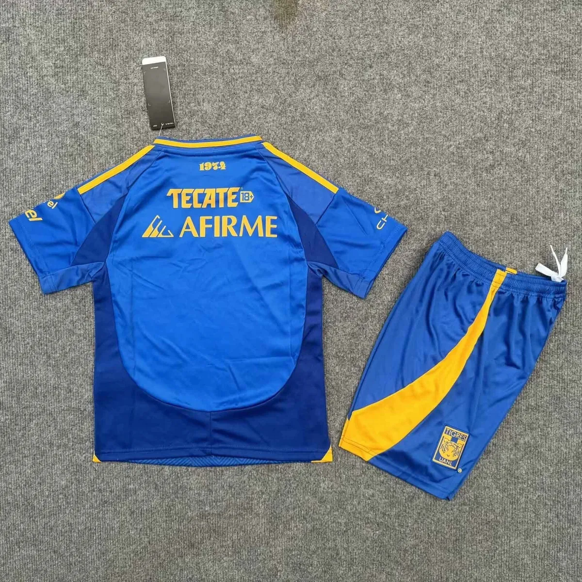 24-25 Tigres UANL Away Kid Kits Youth Apparels AAAAJersey Supply Yupoo 1