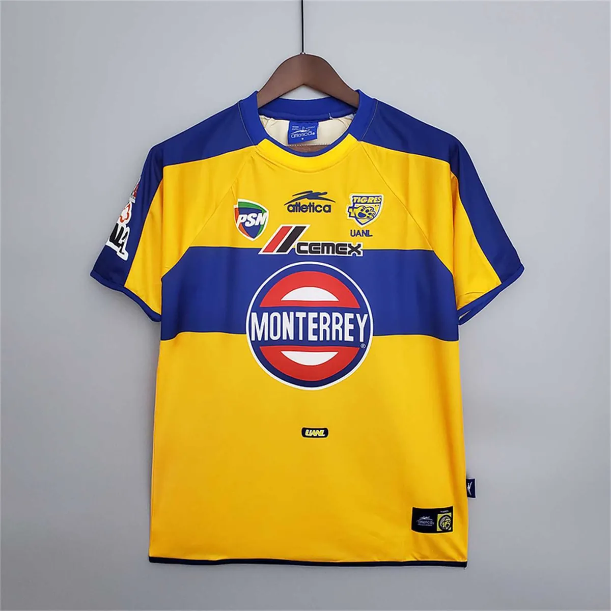 01-02 Tigres UANL Home Retro Kit Soccer Jerseys Yupoo 8