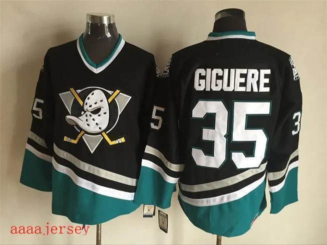 Anaheim Ducks retro ice hockey jersey M-3XL 阿纳海姆鸭队复古冰球服 5