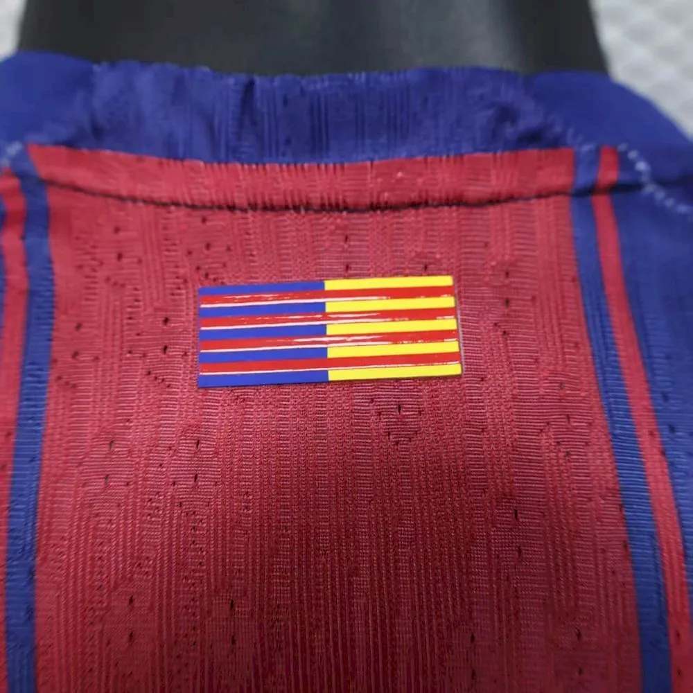 25-26 Barcelona Home Long Sleeves Kit Player Version Shirt AAAAJersey Supply Yupoo 1