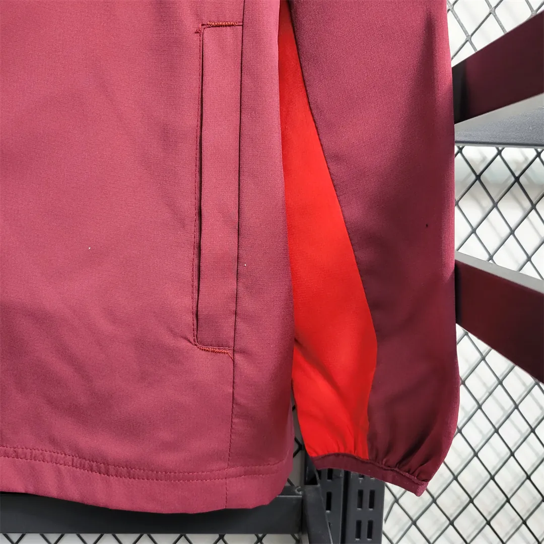 23-24 Barcelona Windbreaker Red 5
