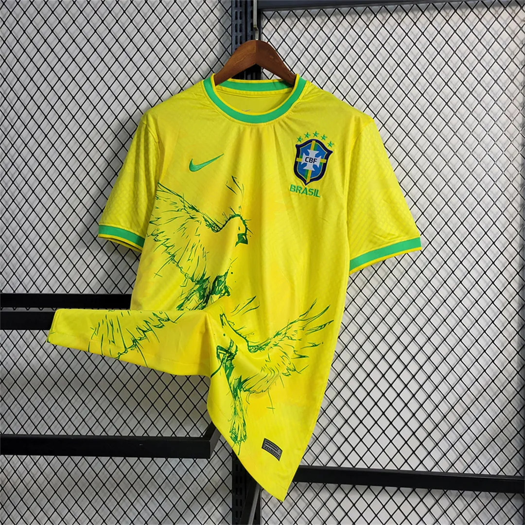 2023 Brazil Yellow Pigeon Special Edition Kit Football AAAAJersey Yupoo 9