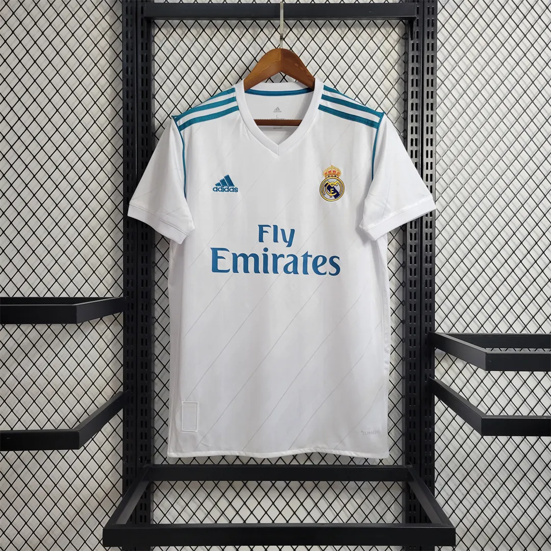 17-18 Real Madrid home white player version 8